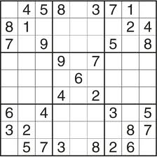 7. Sudoku - Number placement, Arithmetic, Logic.